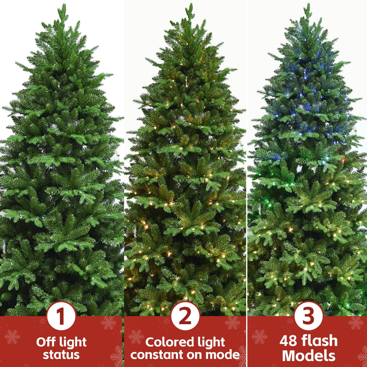 7FT Prelit Christmas Tree with 340 RGB LED Lights, photo 7 of 10
