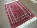 3' X 5' Vintage Fine Handmade Turkoman Bokhara Yamud Rug Carpet Nice