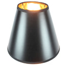 10"W x 9"H Black Parchment Empire Lampshade by LampsUSA