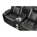 Benz - Power Recliner Set With LED Lighting And USB Charging by HouseOfZazla
