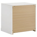 Ines 4-piece Eastern King Bedroom Set Navy and White High Gloss