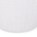 Outdoor Lightweight Concrete Side Table - Antique White by HouseOfZazla