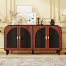 Vintage Arched Sideboard Cabinet with Mid-Century Vintage Style by HouseOfZazla
