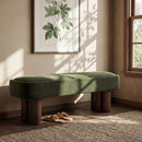 Chic Indoor Upholstered Dining Bench by HouseOfZazla