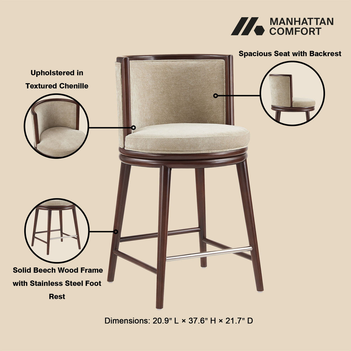 Evalyn - Counter Stool, photo 39 of 40