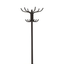 12 Hook Coat Rack With Umbrella Holder - Black