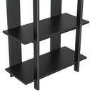 4-Tier Wooden Open Bookcase