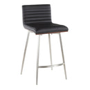 Mason - Contemporary Swivel Counter Stool (Set of 2) by HouseOfZazla
