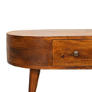 Mini Rounded Coffee Table - Chestnut by Unique Piece Furniture
