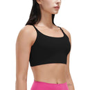 Women Sport Bras with Removable Pads, Low-Impact Square Neck by LJGDeals