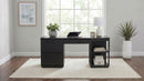 Harkes 75-inch 3-drawer Computer Desk with Adjustable Shelf Coffee Bean