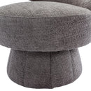 360 Degree Swivel Cuddle Barrel Accent Chairs, Round Armchairs with Wide Upholstered, Fluffy Fabric Chair for Living Room, Bedroom, Office, Waiting Rooms