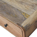 Curved Writing Desk - Oak by Unique Piece Furniture