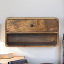 Curve Upper Slot Floating Nightstand by Unique Piece Furniture