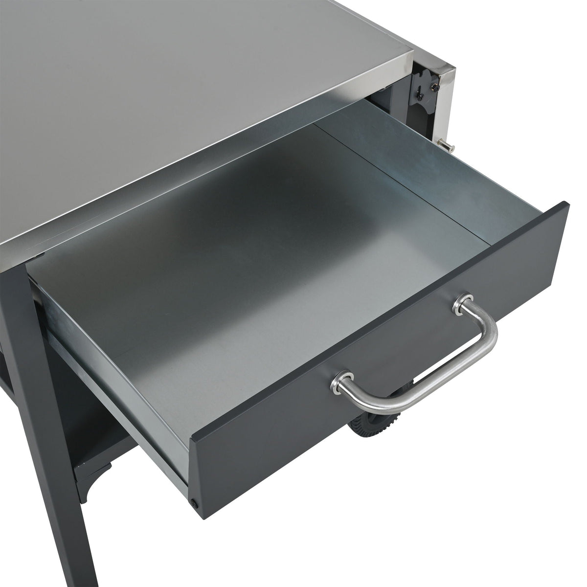 Foldable Outdoor Kitchen Cart With Storage For Patio, photo 28 of 35