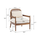 Set of 2 Mid-Century Modern Accent Chairs