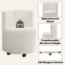 Side Chair With Swivel (Set of 2) - White