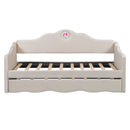 Walker Edison | Twin Upholstered Daybed with Trundle