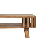 Slatted Console - Light Brown by Unique Piece Furniture