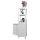 Storage Cabinet With Tall Tower, Multifunctional For Bathroom by HouseOfZazla