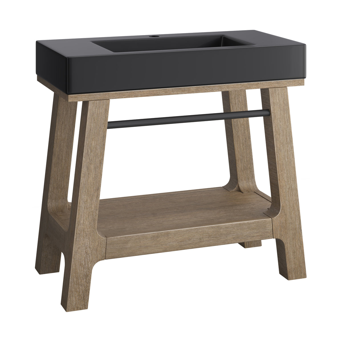 James Martin Auburn 36" Single Console Vanity, Weathered Timber, photo 19 of 19