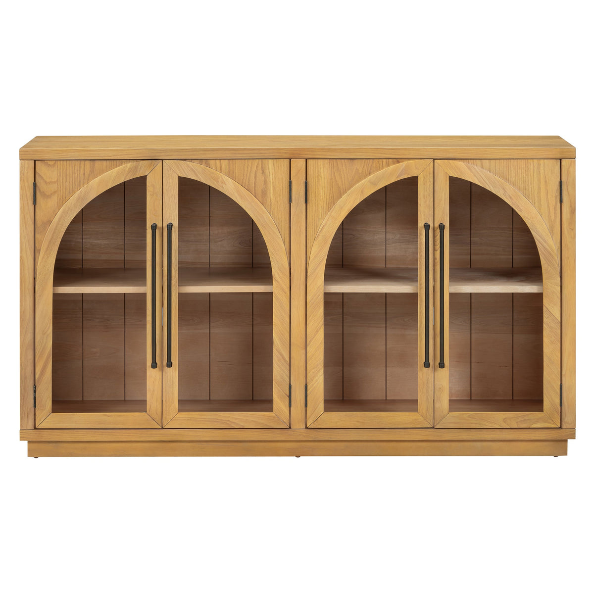 TREXM 4-Door Large Storage Sideboard Buffet Cabinet, photo 4 of 10