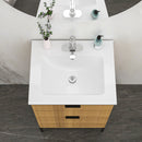 Rectangular Single Vanity Top With 1 Faucet Hole And Overflow Ceramic by HouseOfZazla