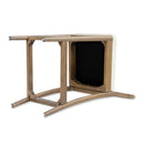 Leon - Arched Back & Upholstered Counter Stool (Set of 2) - Ivory White by HouseOfZazla