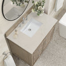 James Martin Lorelai 36" Single Bathroom Vanity, Whitewashed Oak