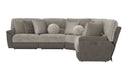 Rendezvous - 5 Piece Modular Sectional With 3 Reclining Seats - Umber by Unique Piece Furniture