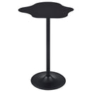 Keanu Curved 29-inch Cloud-Shaped Bistro Bar Table Black