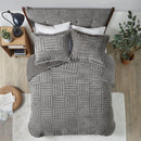 King/Cal King Faux Fur Down Alternative Comforter Mini Set