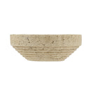 Cement Ribbed Decorative Bowl
