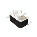 DINA 36" Bathroom Vanity with Sink by HouseOfZazla