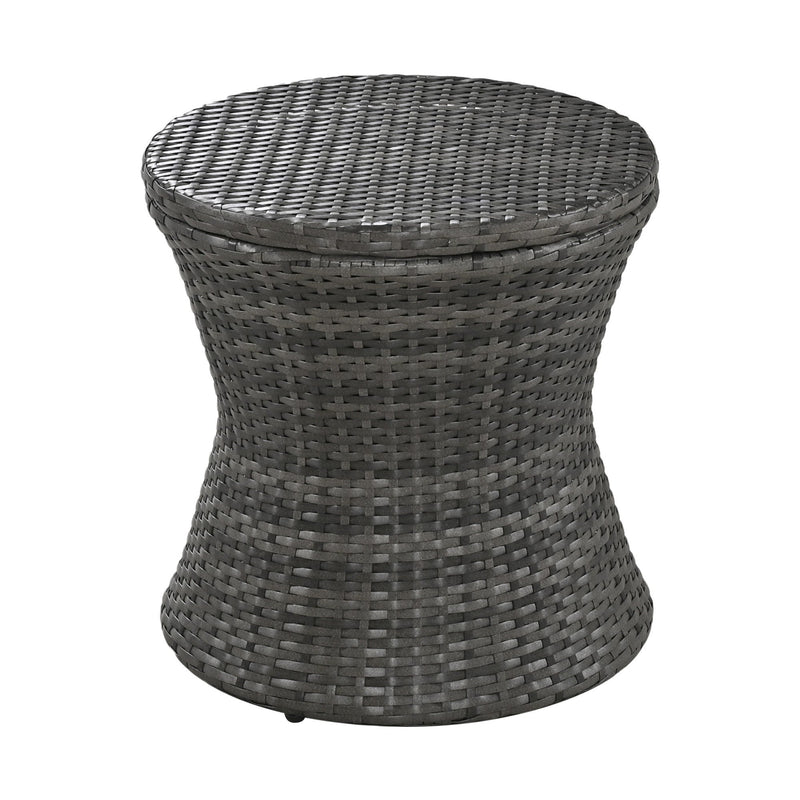 5 Pieces Patio Furniture Chair Sets, Patio Conversation Set With Wicker Cool Bar Table, Ottomans,Outdoor Furniture Bistro Sets for Porch,Backyard,Balcony,Poolside Grey