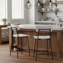 Badin - Counter Stool - White Washed by HouseOfZazla