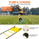 Kids Soccer Goal Training Equipment Set For Backyard Foldable 4x3FT Soccer Net Agility Ladder Inflatable Soccer Field Cones Portable Soccer Practice N
