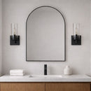 Zephyr - Single Light Sconce - Black / Clear by HouseOfZazla