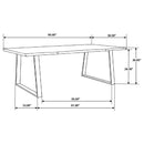 Wobegon - Rectangular Dining Table - Gray