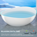 63" Freestanding Solid Surface Bathtub by HouseOfZazla