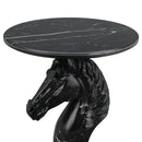 Horse Head Accent Table Animal Statue End Table by HouseOfZazla