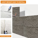 3D Faux Stone Wall Panels, 6 PCS PU Wainscoting Panel
