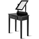 Vanity Dressing Table Stool Set with Large Makeup Mirror by LJGDeals