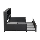Industrial Metal Daybed With Trundle, Storage Shelves, USB Ports by HouseOfZazla
