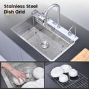 Pull-out Faucet Single Bowl Sink - 30"x18"