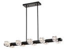 Rectangle Chandelier for Dining Room, 10-Light