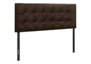 Full Size Upholstered Bed Headboard - Brown by HouseOfZazla