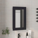 Medicine Cabinet 25.7" H, 1 Door, 3 Shelves, 1 Mirror by HouseOfZazla