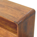 Curved Charm Console - Brown by Unique Piece Furniture