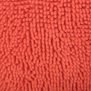 Sunny - Square Pouf, Versatile Ottoman Or Floor Cushion - Coral